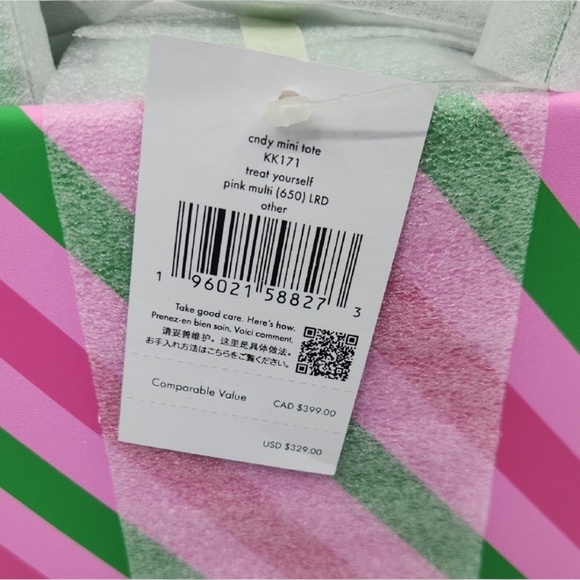 Kate Spade Novelty Bubblegum Sticky Situation Tote NWT - Picture 6 of 6